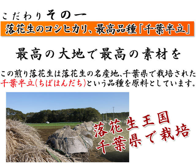 焙煎さや付き落花生 千葉半立(ちばはんだち) 【340g】[千葉県優良県